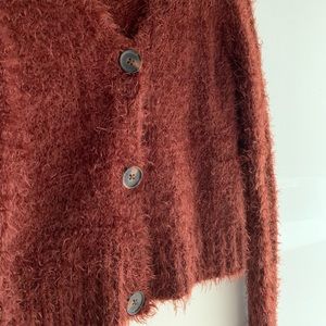 Target, Fuzzy Cardigan, Rust Color, Super Soft